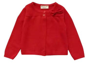 キッズボレロ キッズカーディガン ニットボレロ 子供服 キッズ服 ベビー服 女の子用 ボレロ カーディガン ニット 羽織り 羽織り物 長袖 ひとつボタン ボタン リボン 裾リブ 袖リブ リブ 無地 シンプル 可愛い かわいい お洒落 おしゃれ ガーリー きれいめ カジュアル 結婚式 入学式 パーティー 子供 こども キッズ ベビー 女の子 女児 73 80 90 100