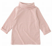カットソー 長袖 タートルネック ボーダー柄 子供服 キッズ トップス カジュアル 定番 バイカラー 着まわし ヘビロテ ツートンカラー 女の子 男の子 女児 男児 子供用 子ども服 こども服 80cm 90cm 100cm 110cm 120cm 130cm 140cm