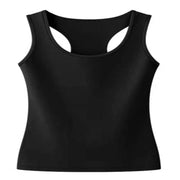 タンクトップ レディース トップス Uネック 無地 ソリッドカラー 肌着 シンプル 婦人服 女性用 プルオーバー レーサーバック インナー 着回し カジュアル 普段着