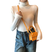 カットソー レディース 女性用 トップス 長袖 ハイネック タートルネック 無地 大きいサイズ フィット感 シンプル ベーシック 着回し力