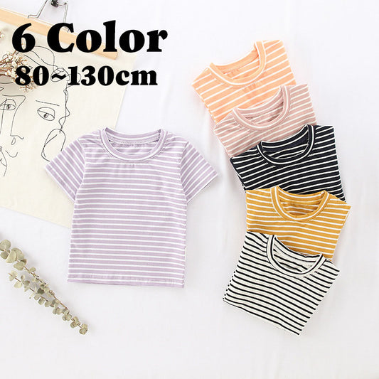 Tシャツ カットソー ラウンドネック 半袖 キッズ 女の子 商品画像