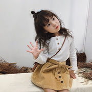カットソー 長袖 シャツ キッズ ジュニア 女子 男子 女の子 男の子 ユニセックス 男女兼用 トップス ヘンリーネック シンプル 無地 着回し 合わせやすい カジュアル