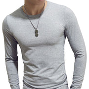 Tシャツ 長袖 Vネック ラウンドネック メンズ 男性用 トップス 無地 黒 白 定番 丸首 インナーシャツ カジュアル シンプル おしゃれ 旅行 お出かけ 部屋着 紳士用 グレー ワイン グリーン ブルー ネイビー ベージュ