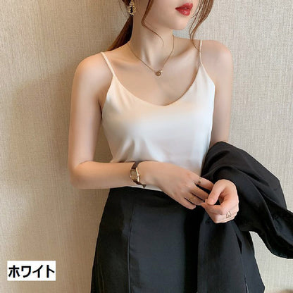 キャミソール レディース 婦人服 トップス インナー Vネック 商品画像2