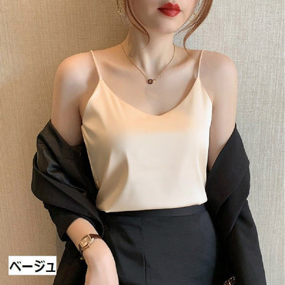 キャミソール レディース 婦人服 トップス インナー Vネック 商品画像5