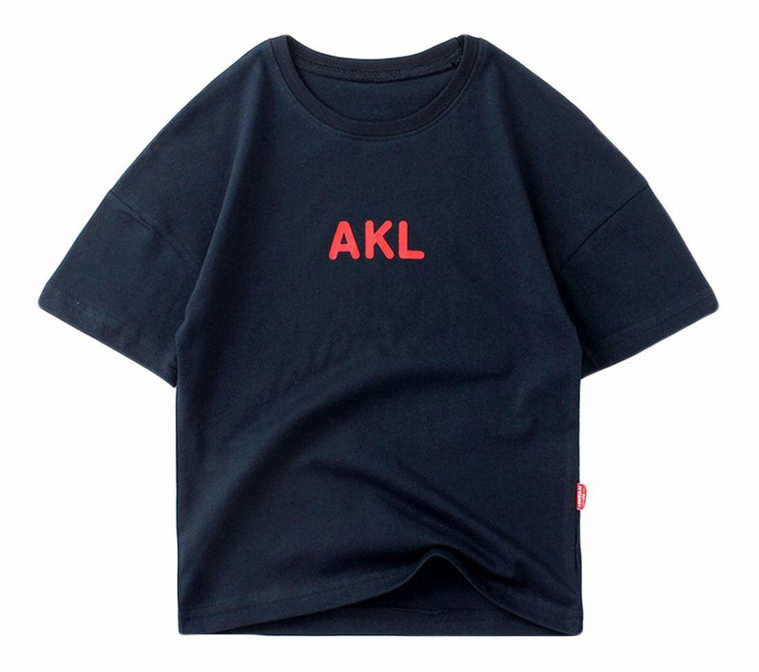 Tシャツ ラウンドネック クルーネック 半袖 キッズ ジュニア 男の子 女の子 プリント 飛行機 子ども服 夏服 かわいい 普段着 デイリー