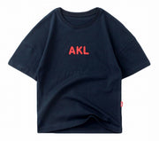 Tシャツ ラウンドネック クルーネック 半袖 キッズ ジュニア 男の子 女の子 プリント 飛行機 子ども服 夏服 かわいい 普段着 デイリー