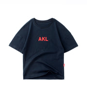 Tシャツ ラウンドネック クルーネック 半袖 キッズ ジュニア 男の子 女の子 プリント 飛行機 子ども服 夏服 かわいい 普段着 デイリー