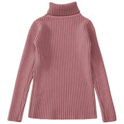セーター ニット 長袖 キッズ ジュニア 女の子 男の子 タートルネック ハイネック トップス プルオーバー リブ編み シンプル 無地 単色 ソリッドカラー 秋 冬 春 あったか 外出 お出掛け 通学 女児 男児 こども服 小学生 中学生 高学年 100 110 120 130 140 150 160