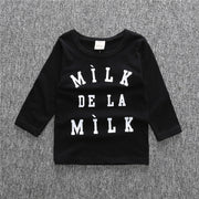 Tシャツ ベビー キッズ カットソー トップス 長袖 クルーネック スマイル シンプル かわいい かっこいい おしゃれ 赤ちゃん 子供 女の子 男の子