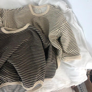 トレーナー カットソー 長袖 キッズ ベビー 男の子 女の子 トップス 子供服 ボーダー 定番 カジュアル おしゃれ シンプル 着回し