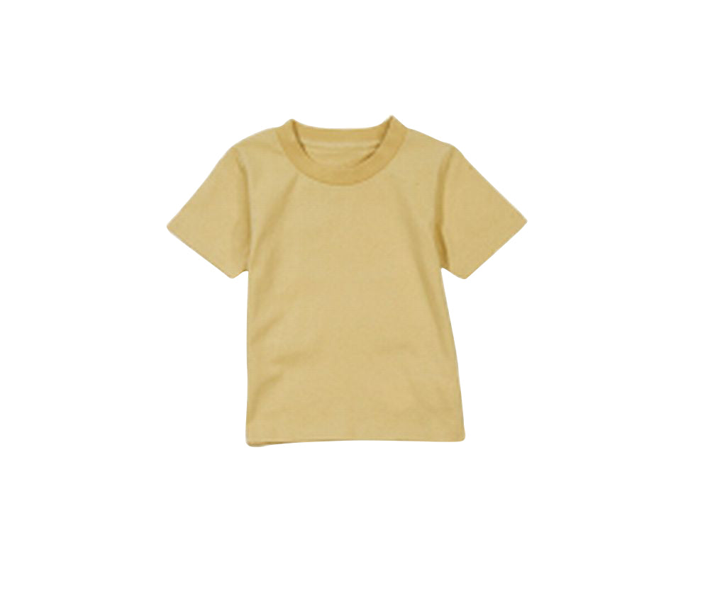 Tシャツ 半袖 カットソー 子供服 キッズ ジュニア ベージュ バリエーション画像
