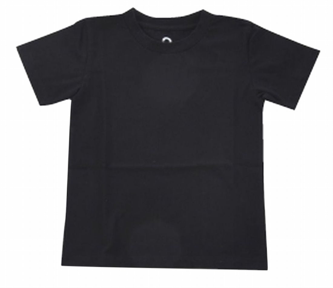 Tシャツ 半袖 カットソー 子供服 キッズ ジュニア ブラック バリエーション画像
