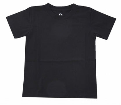 Tシャツ 半袖 カットソー 子供服 キッズ ジュニア ブラック バリエーション画像