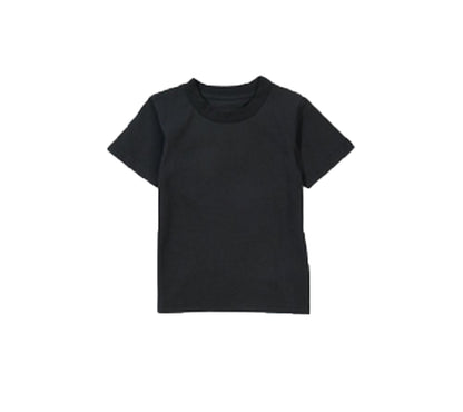Tシャツ 半袖 カットソー 子供服 キッズ ジュニア チャコール バリエーション画像