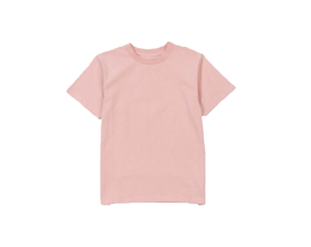 Tシャツ 半袖 カットソー 子供服 キッズ ジュニア くすみピンク バリエーション画像