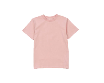Tシャツ 半袖 カットソー 子供服 キッズ ジュニア くすみピンク バリエーション画像