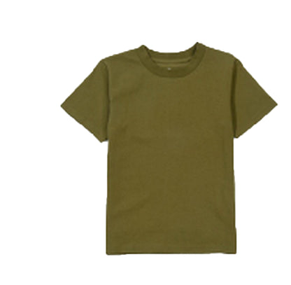 Tシャツ 半袖 カットソー 子供服 キッズ ジュニア カーキ バリエーション画像