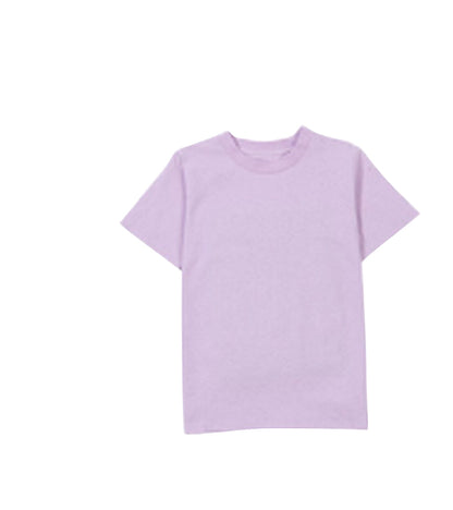 Tシャツ 半袖 カットソー 子供服 キッズ ジュニア ラベンダー バリエーション画像
