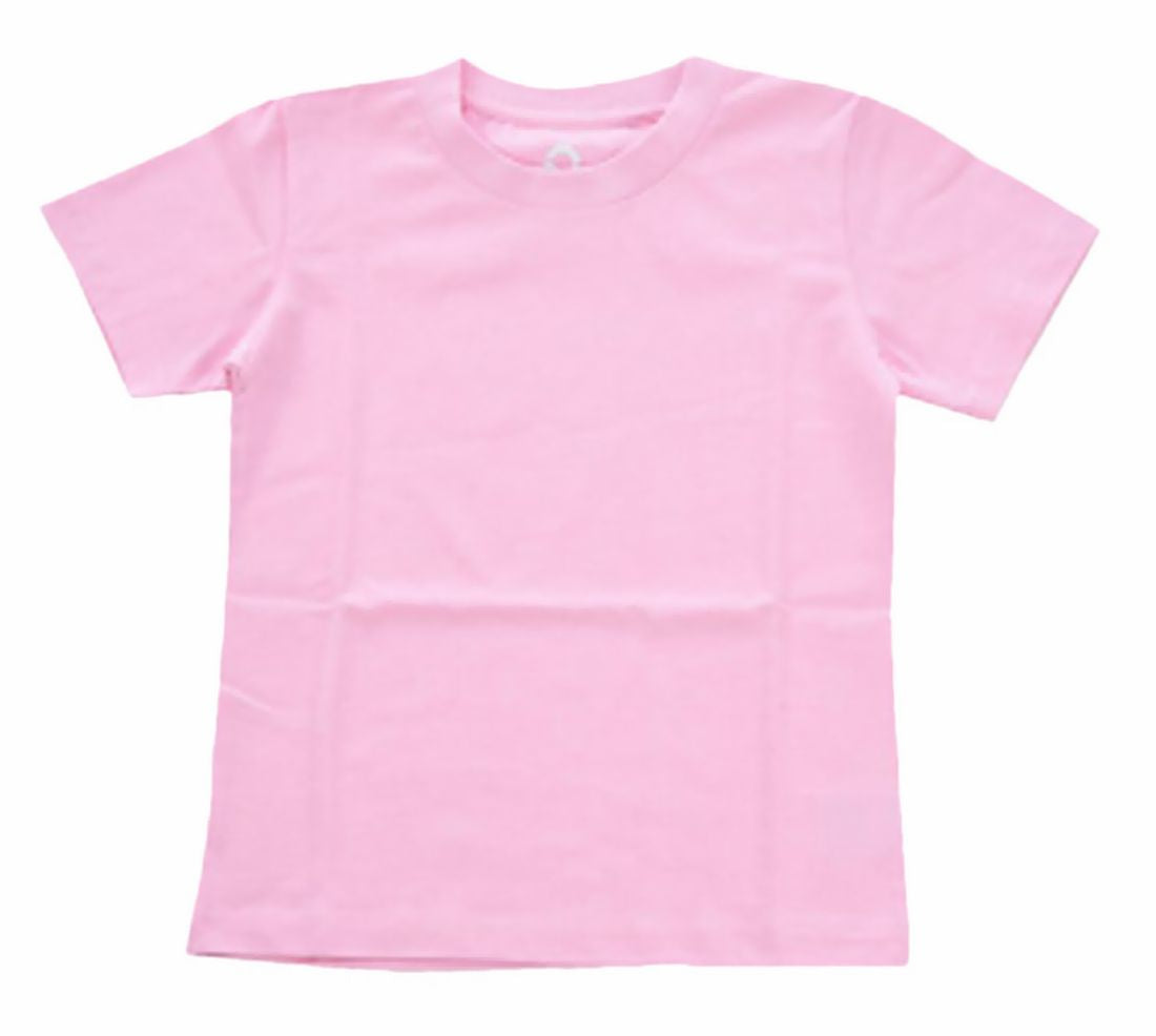 Tシャツ 半袖 カットソー 子供服 キッズ ジュニア ライトピンク バリエーション画像