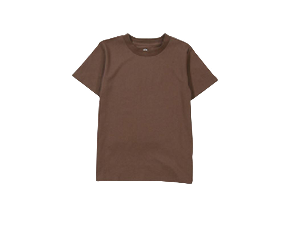 Tシャツ 半袖 カットソー 子供服 キッズ ジュニア モカ バリエーション画像