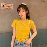 半袖カットソー バックリボン ショート丈 Tシャツ レディース トップス 背中魅せ クルーネック 無地 カジュアル ホワイト ブラック グリーン パープル