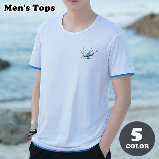 Tシャツ カットソー メンズ 男性 トップス 半袖 商品画像