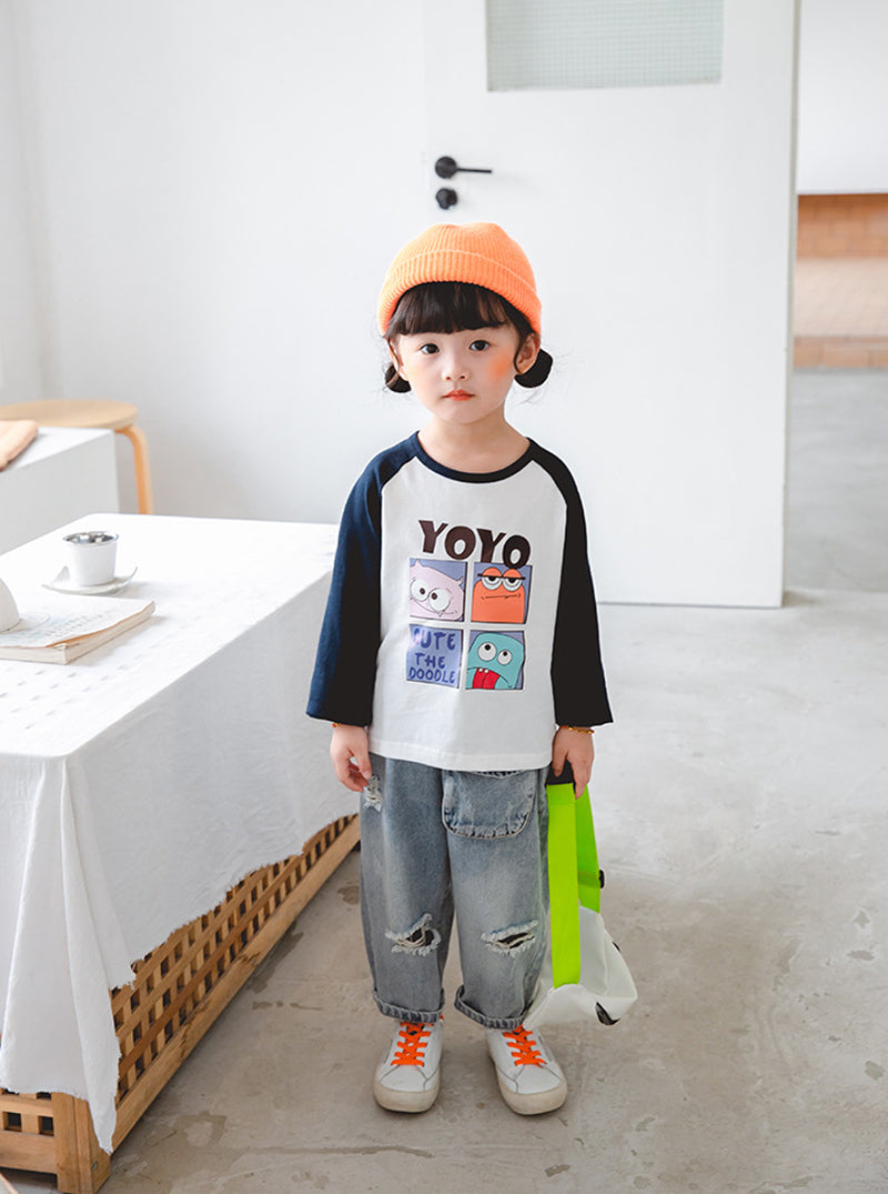 Tシャツ カットソー 長袖 トップス キッズ ベビー 商品画像2