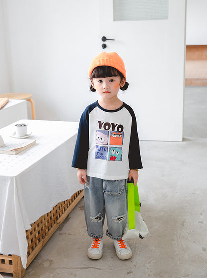 Tシャツ カットソー 長袖 トップス キッズ ベビー 商品画像2
