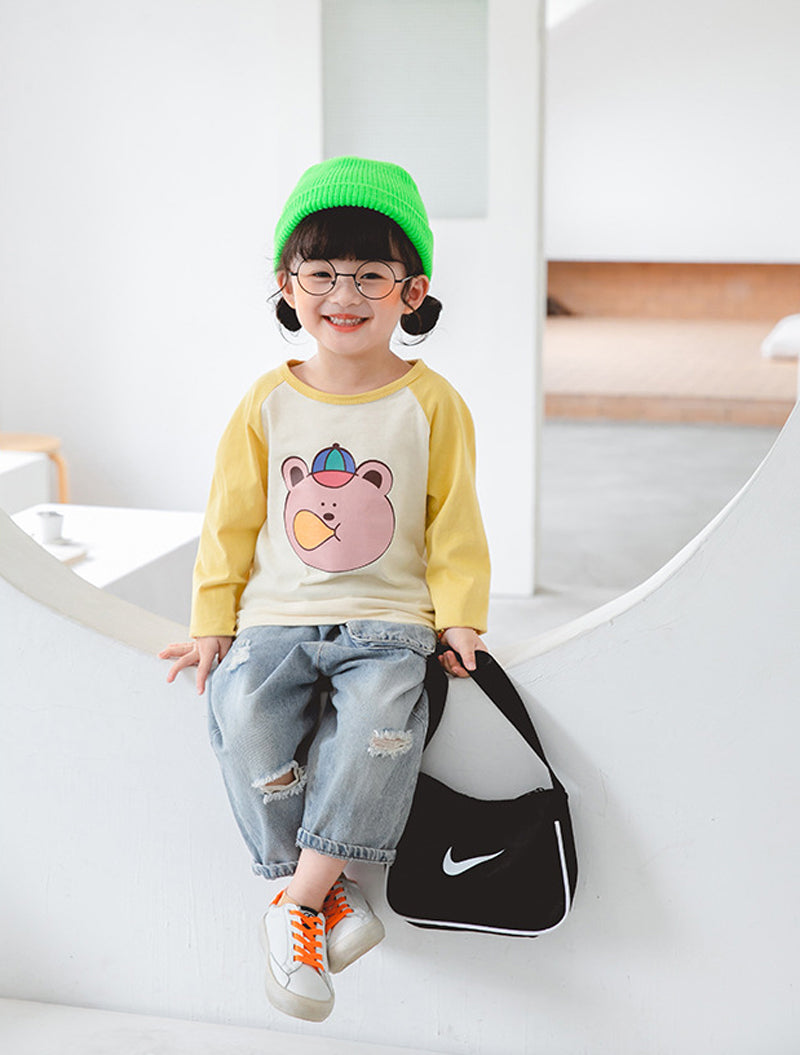 Tシャツ カットソー 長袖 トップス キッズ ベビー 商品画像4