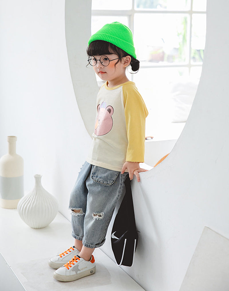 Tシャツ カットソー 長袖 トップス キッズ ベビー 商品画像5
