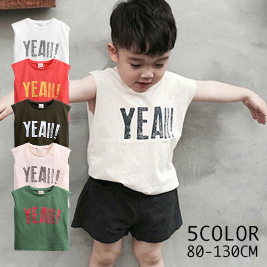 タンクトップ ノースリーブ 子供服 キッズ 女の子 男の子 商品画像