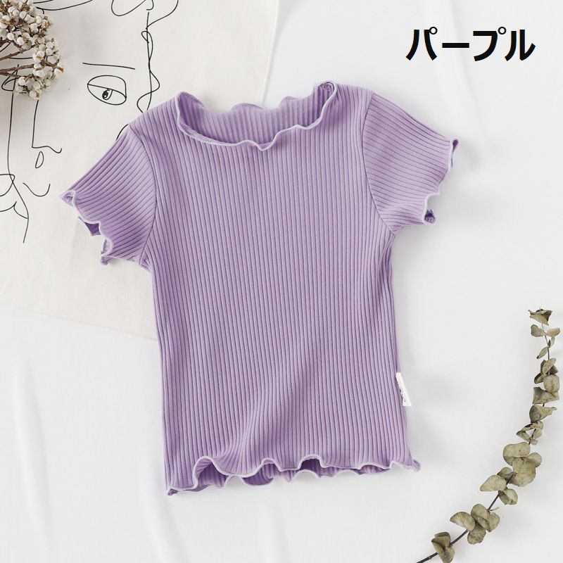 半袖カットソー リブニット 子供服 キッズ ベビー 男の子 商品画像4