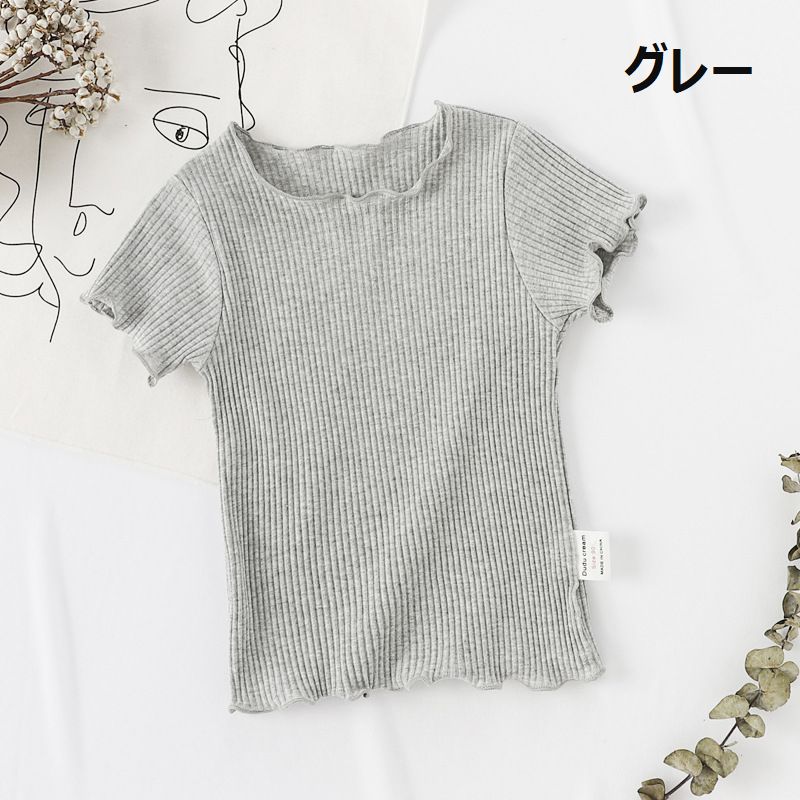 半袖カットソー リブニット 子供服 キッズ ベビー 男の子 商品画像5