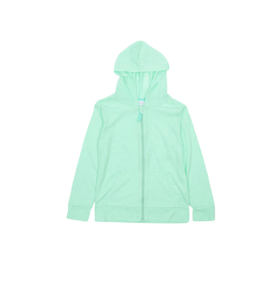 子供服 UVカットパーカー ジップパーカー パーカー 長袖 UVカット ミント バリエーション画像