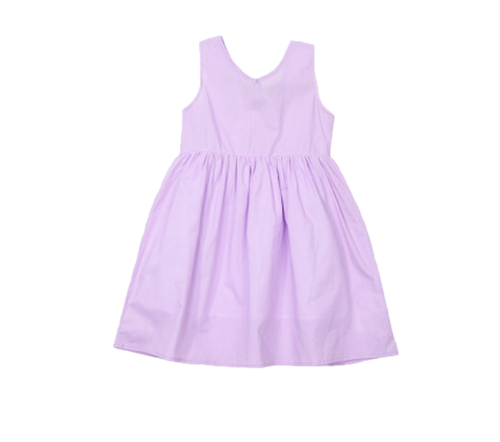ワンピース ノースリーブワンピース バックリボン 子供服 キッズ ベビー ジュニア 女の子 ガールズ 総柄ワンピ かわいい 花柄 無地 こども服 子ども服 夏服