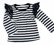 長袖カットソー Tシャツ 子供用 レース かわいい キュート おしゃれ キッズ 女児 女の子 ガール 子ども 幼児 ベビー 無地