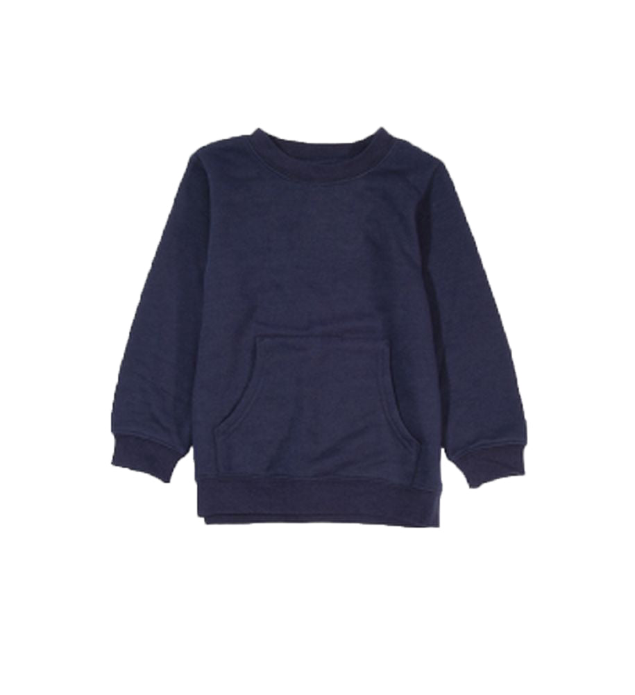 トレーナー 裏毛 長袖 カンガルーポケット 子供服 キッズ ダークパープル バリエーション画像