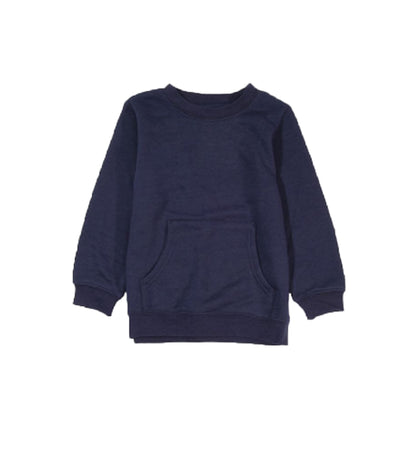 トレーナー 裏毛 長袖 カンガルーポケット 子供服 キッズ ダークパープル バリエーション画像
