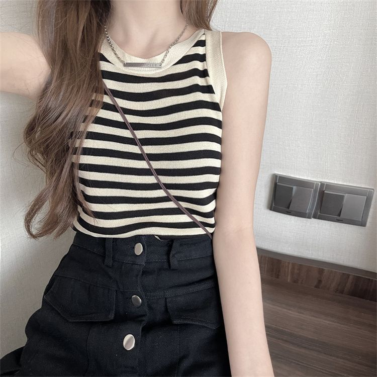 ニット ノースリーブ レディース 女性 トップス 袖なし 商品画像4