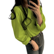 ロングTシャツ ロンT 長袖 レディース トップス カットソー クルーネック 丸首 プルオーバー 無地 単色 シンプル 着回し 定番 ベーシック カジュア