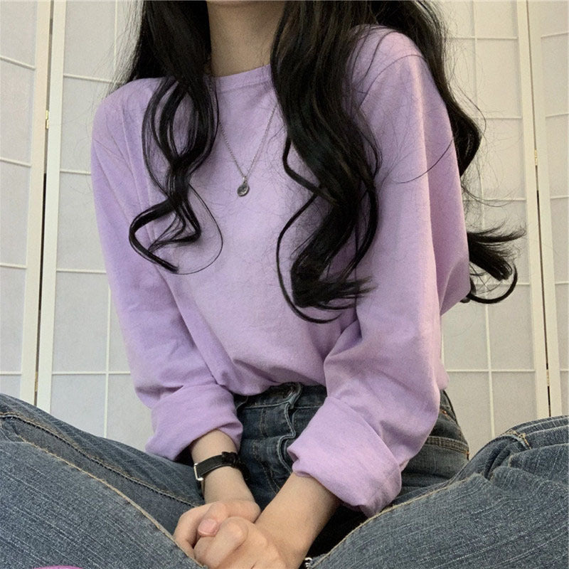 ロングTシャツ ロンT 長袖 レディース トップス カットソー 商品画像5