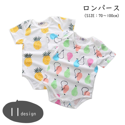 ロンパース ベビー服 赤ちゃん 女の子 男の子 半袖 商品画像