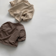 トレーナー 長袖 子供服 キッズ ベビー 女の子 男の子 プルオーバー クルーネック エルボーパッチ付き トップス ラウンドネック 丸首 女児 男児 こども服 カジュアル 無地 ソリッドカラー ラフ お出かけ 80 90 100 110 120 130