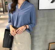 ブラウス スキッパーブラウス シャツ ノーカラー 長袖 レディース 女性 トップス 無地 単色 シンプル カジュアル 着回し おしゃれ かわいい 婦人用 大きいサイズ ホワイト 白 ブルー ビジネス 仕事 職場 事務 20代 30代 40代 50代 60代 ピンク