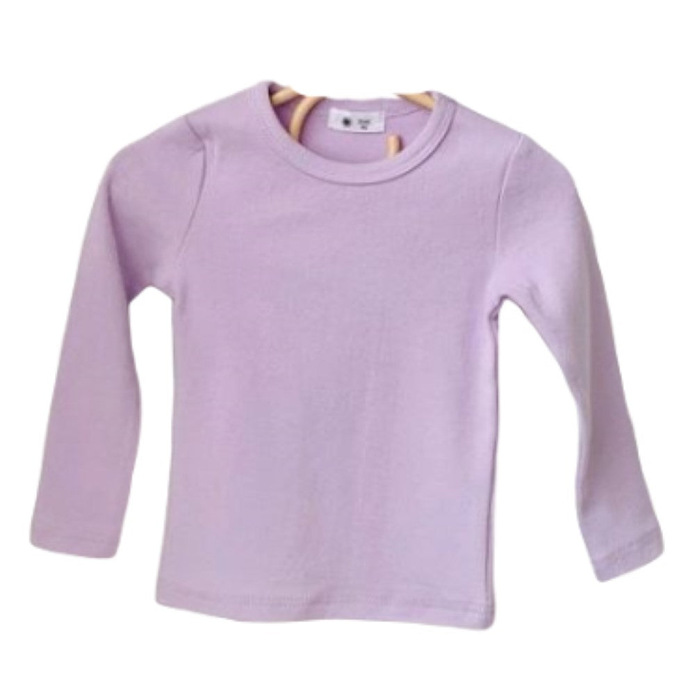 長袖Tシャツ Tシャツ 長袖 カットソー キッズ 子供服 ベビー ジュニア 女の子 男の子 トップス 無地 シンプル 着回し 定番 かわいい カジュアル お出かけ 通学 通園 カラバリ豊富