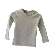 長袖Tシャツ Tシャツ 長袖 カットソー キッズ 子供服 ベビー ジュニア 女の子 男の子 トップス 無地 シンプル 着回し 定番 かわいい カジュアル お出かけ 通学 通園 カラバリ豊富