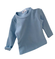 長袖Tシャツ Tシャツ 長袖 カットソー キッズ 子供服 ベビー ジュニア 女の子 男の子 トップス 無地 シンプル 着回し 定番 かわいい カジュアル お出かけ 通学 通園 カラバリ豊富