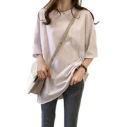 Tシャツ 半袖 カットソー レディース 女性 トップス ラウンドネック 無地 シンプル カジュアル 可愛い お出かけシーン 普段使い