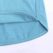 キッズTシャツ  男の子 女の子 ベビー キッズ 子供服 半袖 丸首 カットソー 裾スリット カジュアル 通園 通学 カラー6種類 マカロンカラー ソリッドカラー かわいい